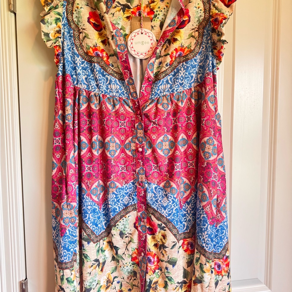 Umgee Multicolor Bohemian Dress